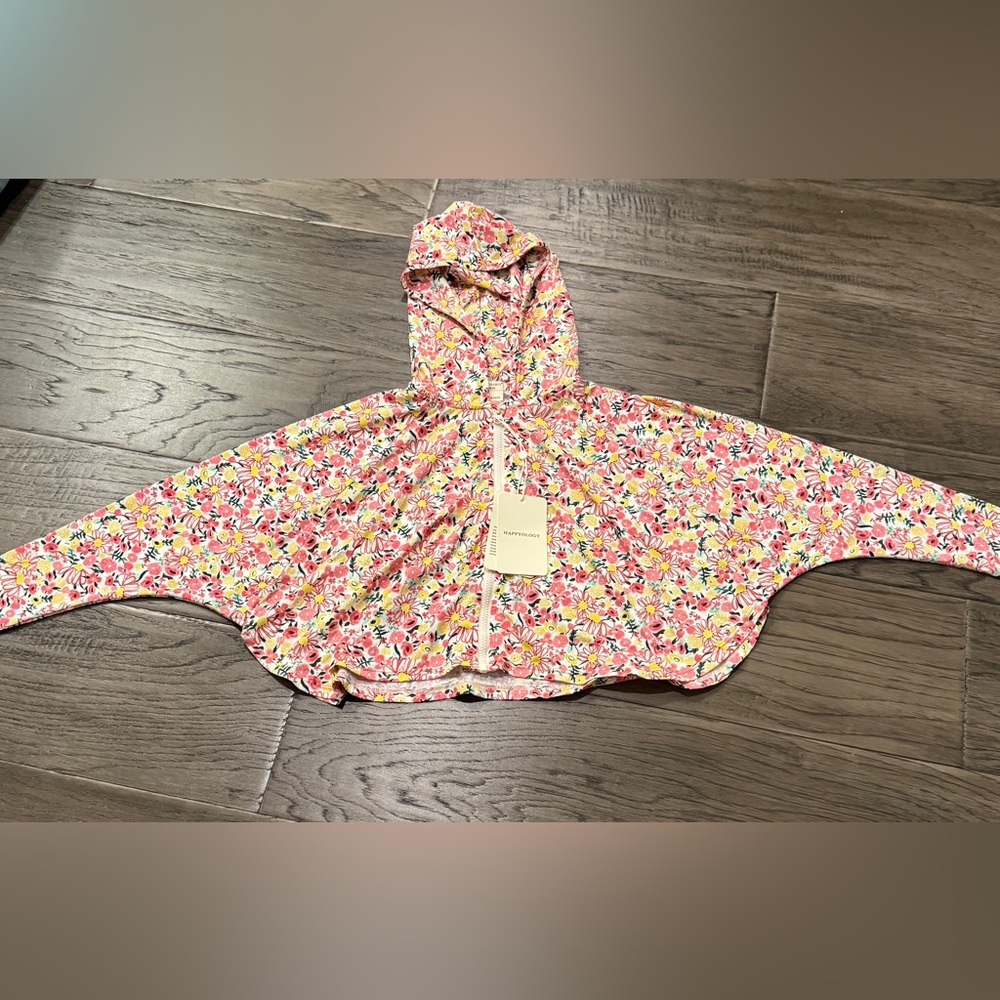 Happyology Girls Sun Protection Crop Jacket 7Y NWT
